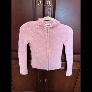 Energie Soft Pink Kids Zip-Up Sweater